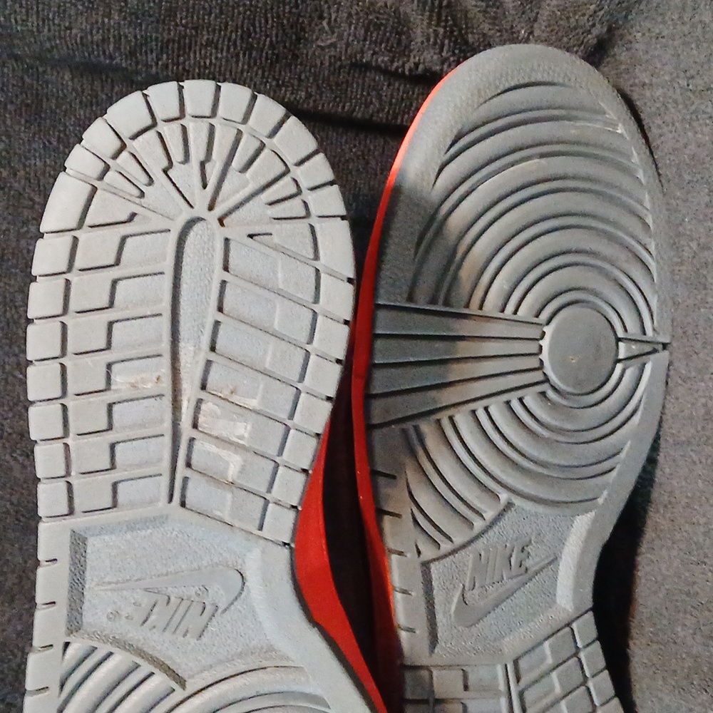 Nike Dunk High Premium ,Hot Lava,Rec Splatter,Black Bred (2009) Mens Size-12 - Picture 9 of 12